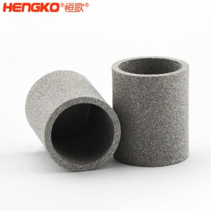 廠家定制金屬粉末燒結(jié)不銹鋼濾筒過濾器防塵透氣,用于化學(xué)工業(yè)大學(xué)實驗室