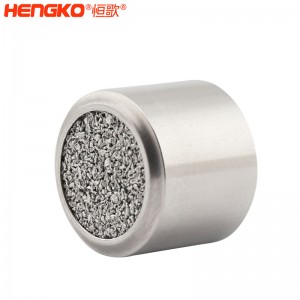 廠(chǎng)家定制0.2-90微米多孔金屬氣體傳感器防爆外殼，隔火焰耐腐蝕316L不銹鋼防爆片