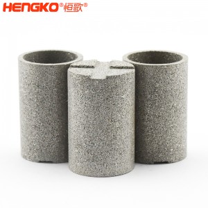 恒歌定制燒結多孔不銹鋼濾筒_過濾效率高易沖洗不銹鋼濾芯可用于污水排水系統(tǒng)