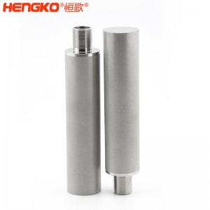 恒歌批發(fā)多孔金屬燒結(jié)不銹鋼過濾器耐高溫耐熱沖擊,用于流量控制和氣體分布