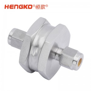 不銹鋼全焊接直通型過濾器_半導體特種氣體1/4納米去除顆粒過濾器