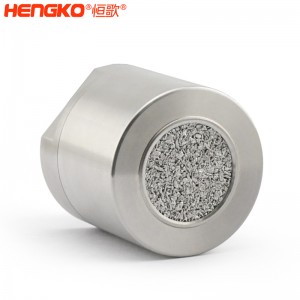廠家供應不銹鋼氣體傳感器外殼微孔燒結耐用防爆濾芯，應用于真空室
