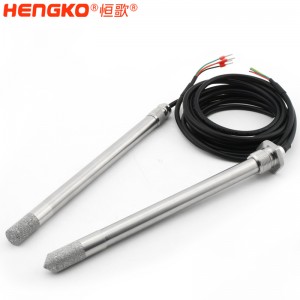 管道用溫濕度探頭 長桿通風管道工業(yè)級防護溫濕度探頭