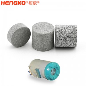 恒歌氣動智能閥門定位器透氣塞_高精準防爆不銹鋼燒結(jié)濾柱